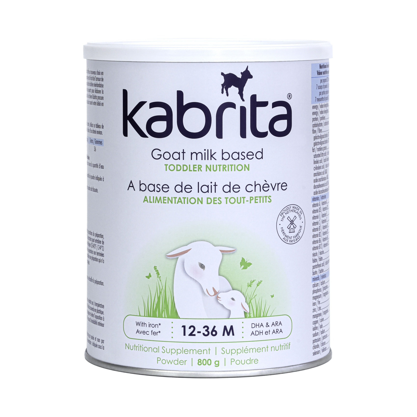 Goat Milk Based Toddler Formula (Canada)