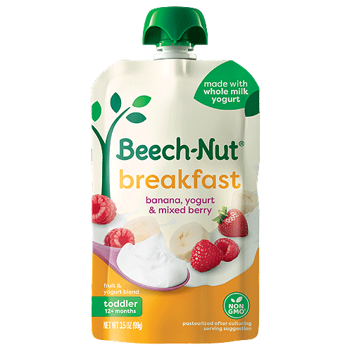 Yogurt, Banana & Mixed Berry Pouch