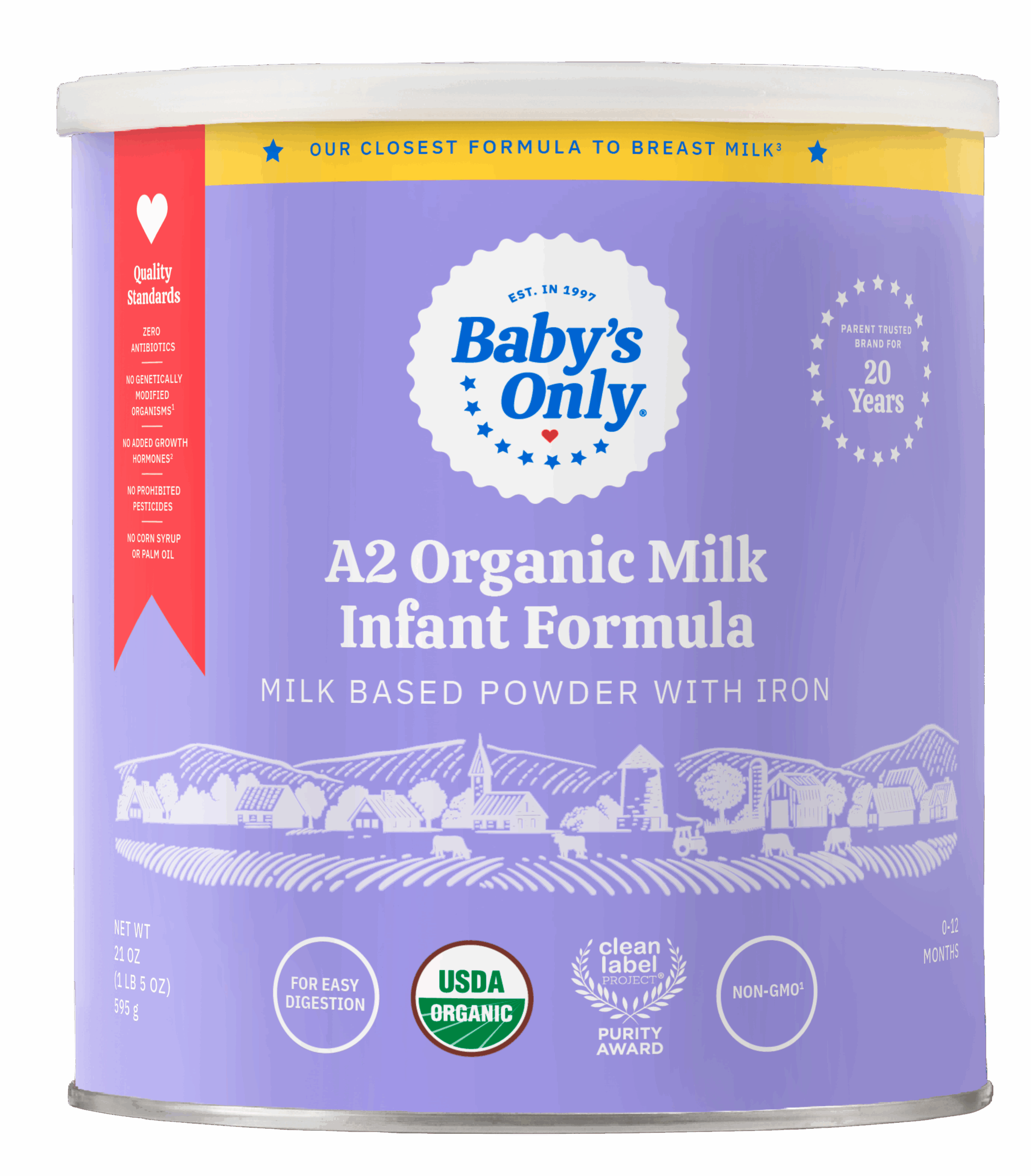 Baby’s Only A2 Organic Milk Infant Formula