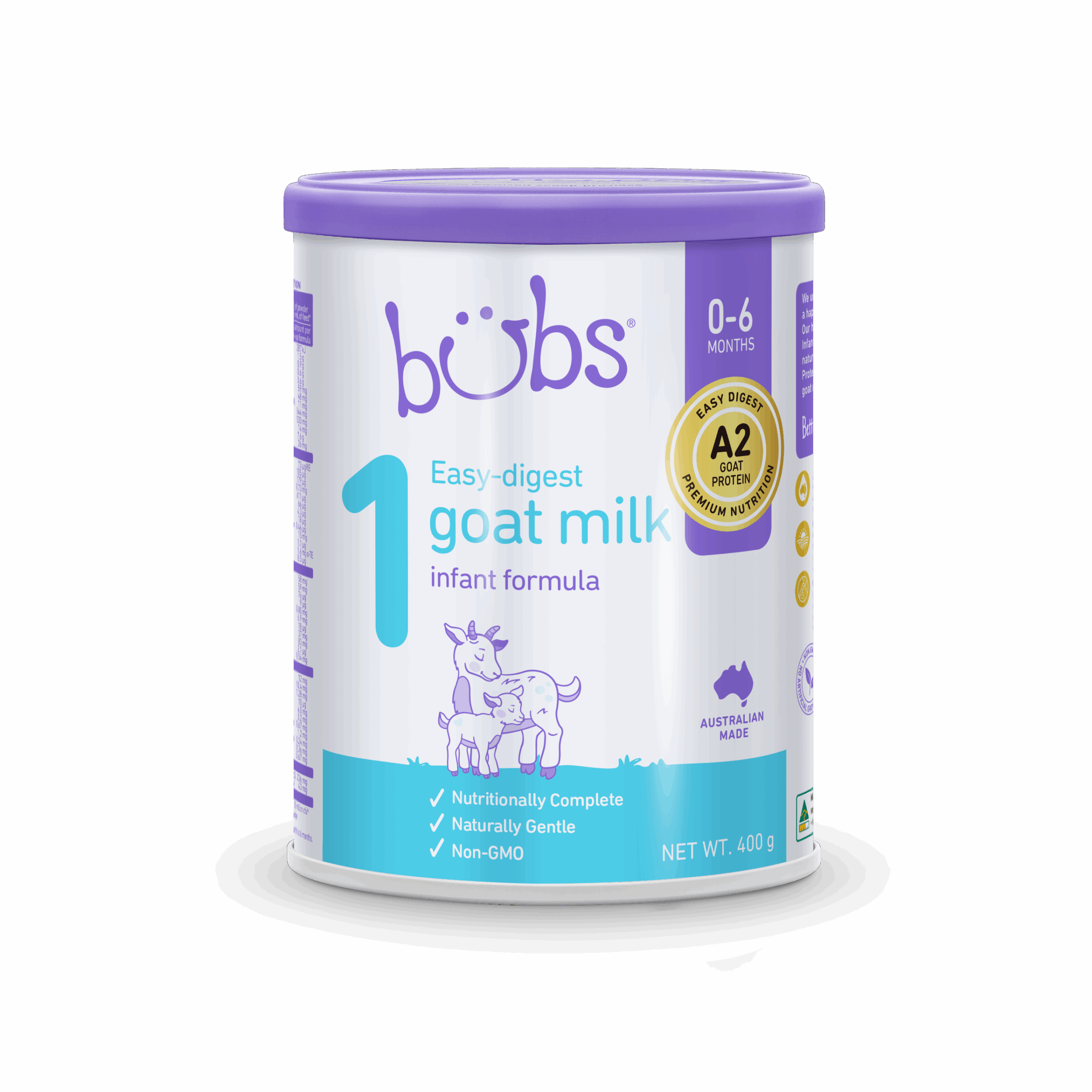Bubs Easy-Digest Goat milk Infant Formula S1 400g – (CHINA)
