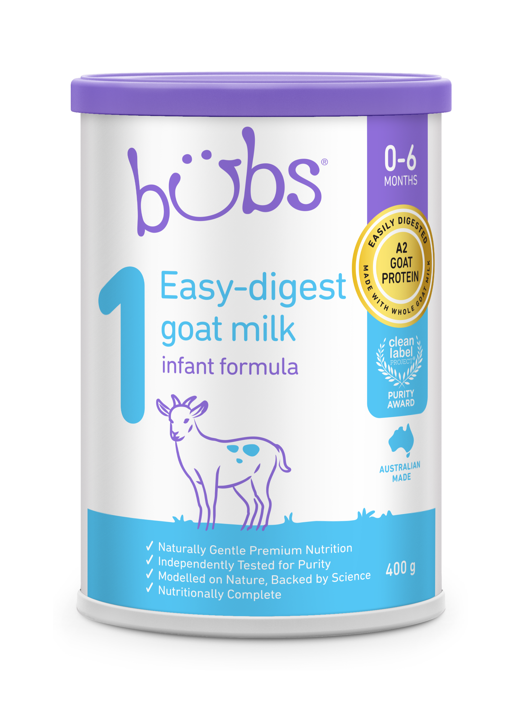 Bubs Easy-digest Goat milk Infant Formula S1 400g