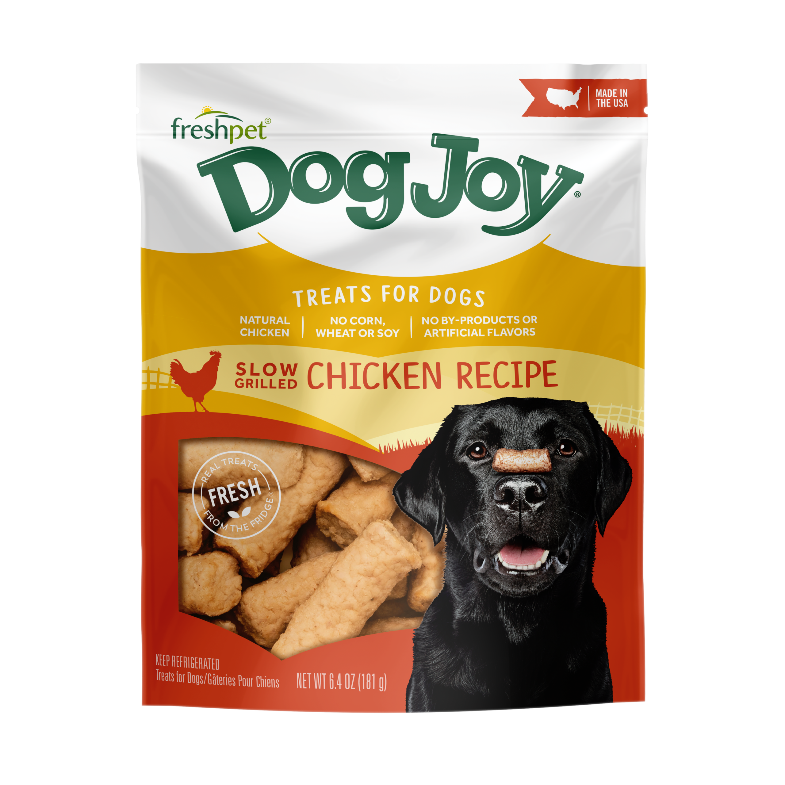 FRESHPET DOG JOY TREATS CHICKEN 6.4 OZ