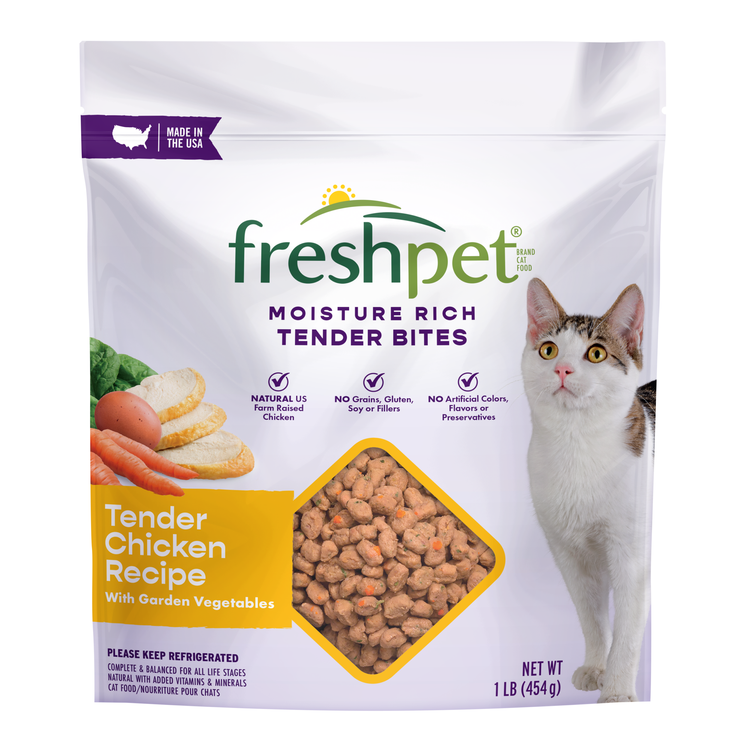 FRESHPET SELECT CAT ROASTED MEALS CHICKEN RECIPE 1 LB