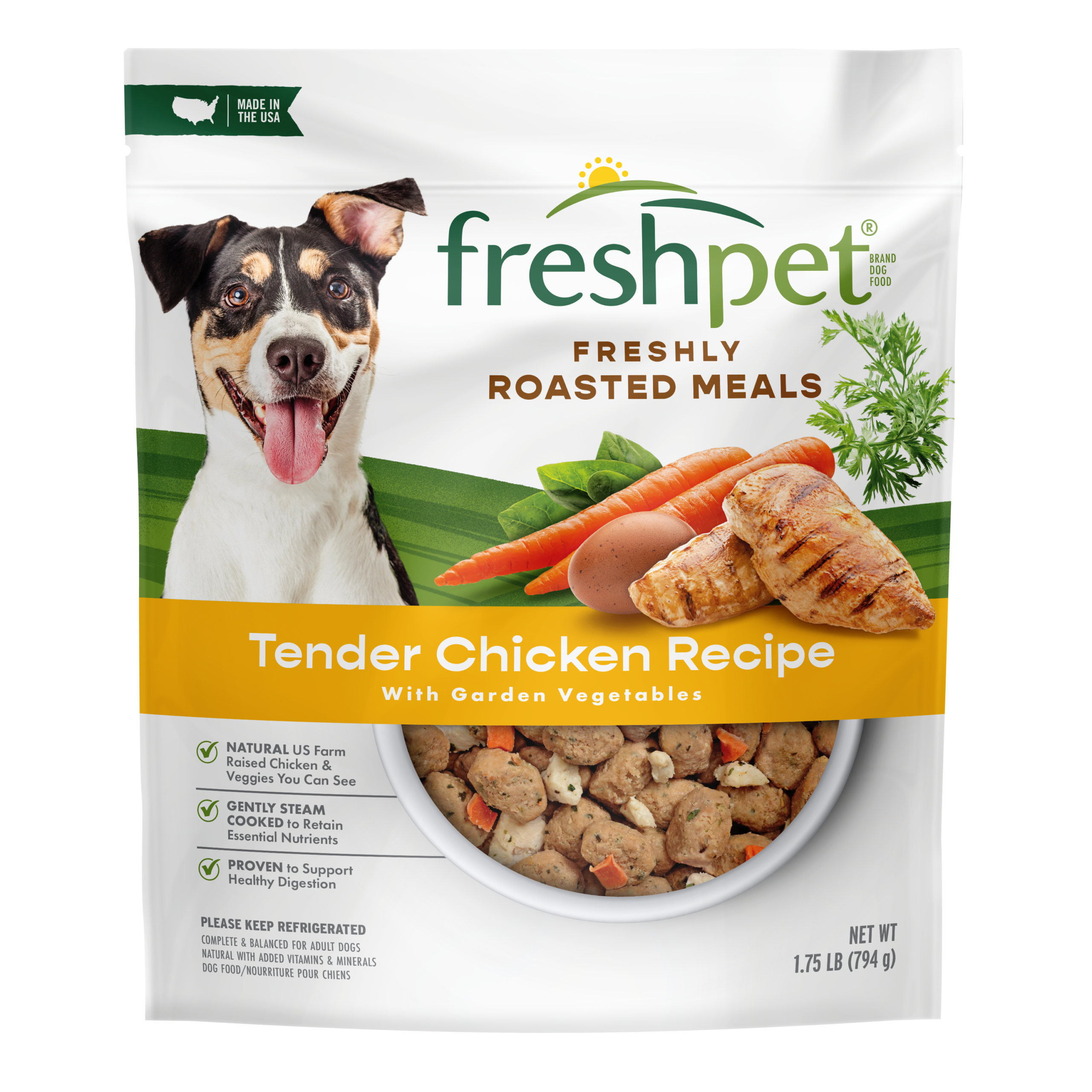 FRESHPET SELECT DOG ROASTED MEALS CHICKEN RECIPE 1.75 LB