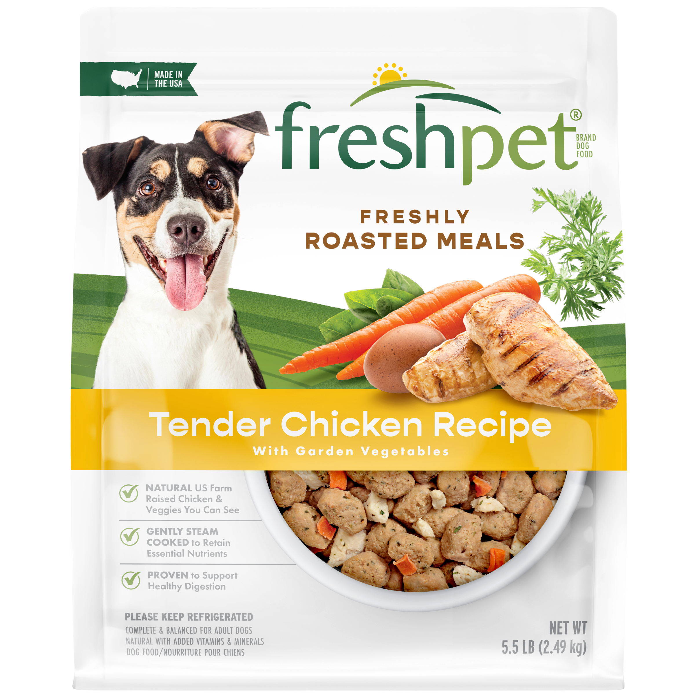FRESHPET SELECT DOG ROASTED MEALS CHICKEN RECIPE 5.5 LB