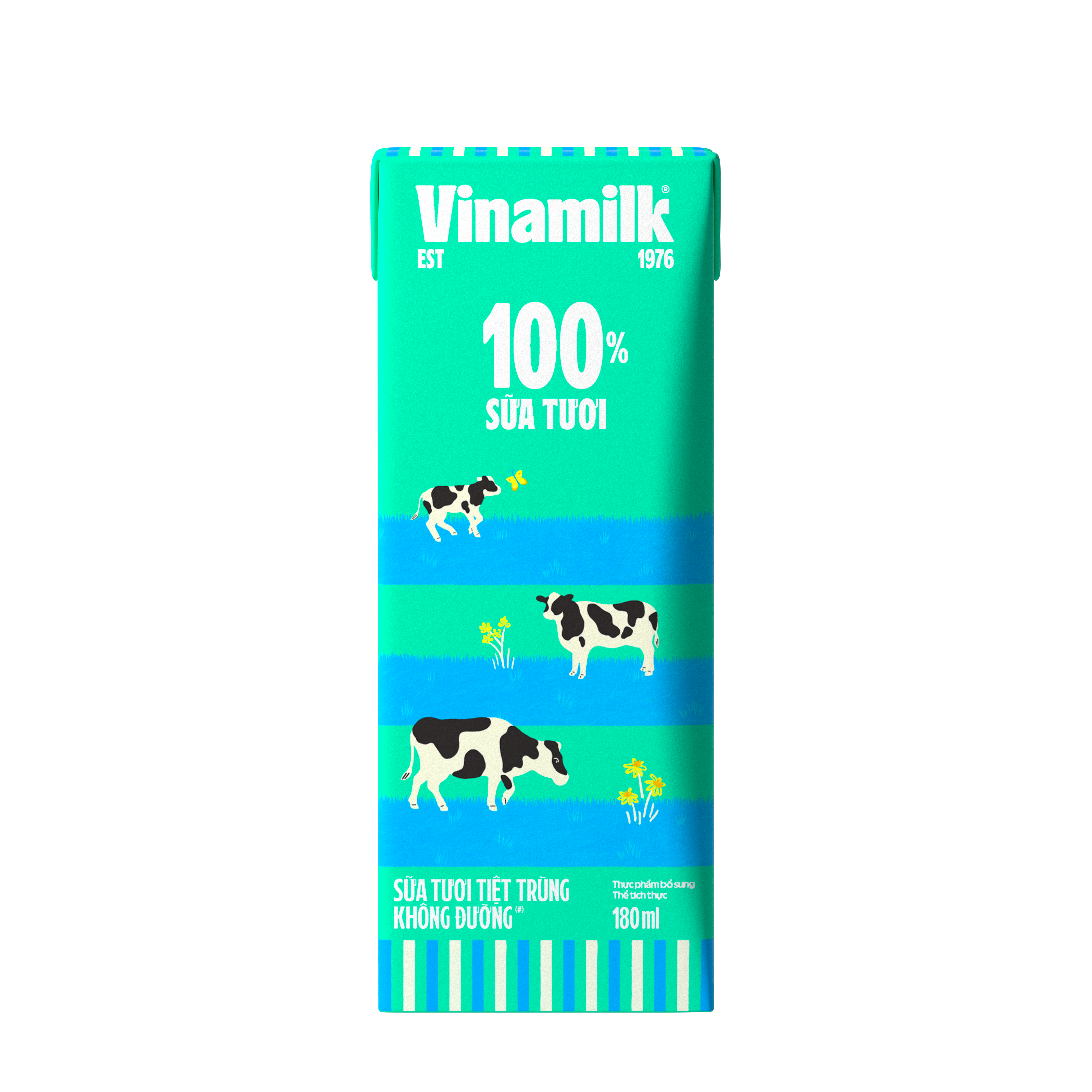 Vinamilk 100% Fresh Milk – UHT Fresh Milk – Plain