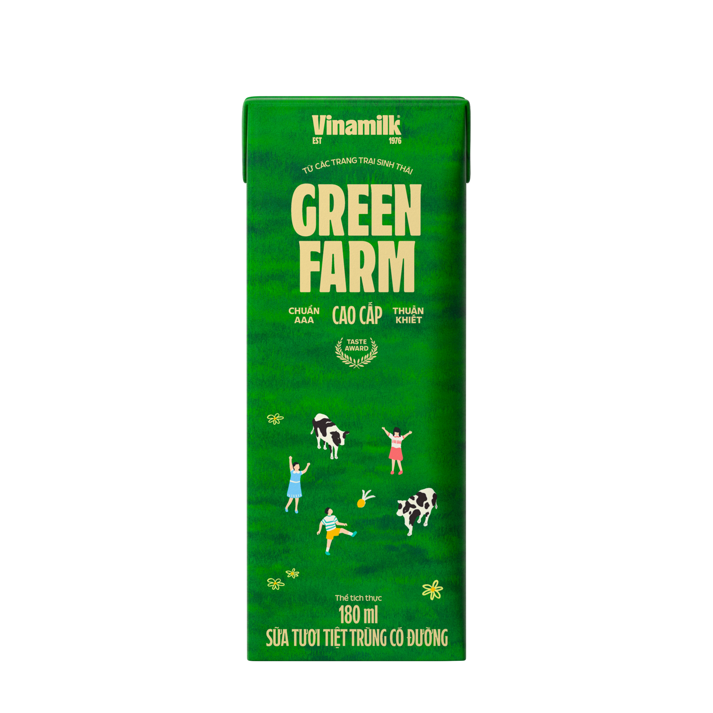Vinamilk Green Farm – UHT Fresh Milk – Sweetened